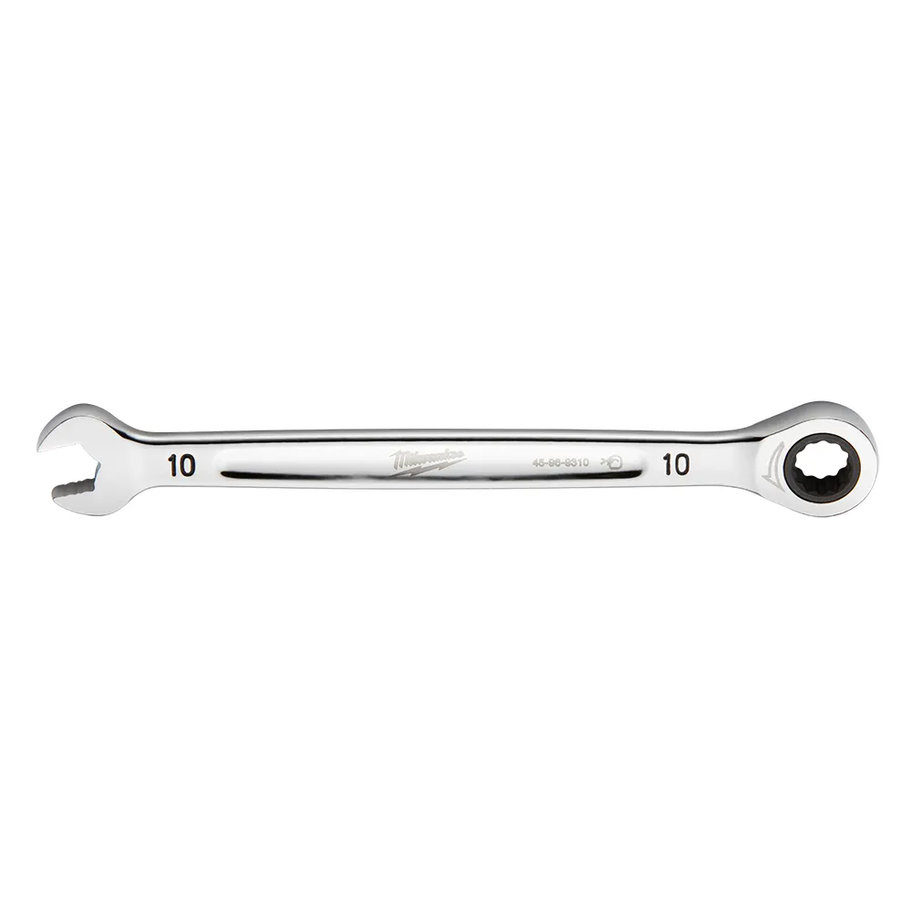 MILWAUKEE 10mm 144T Ring & Open Metric Ratcher Spanner 45969310