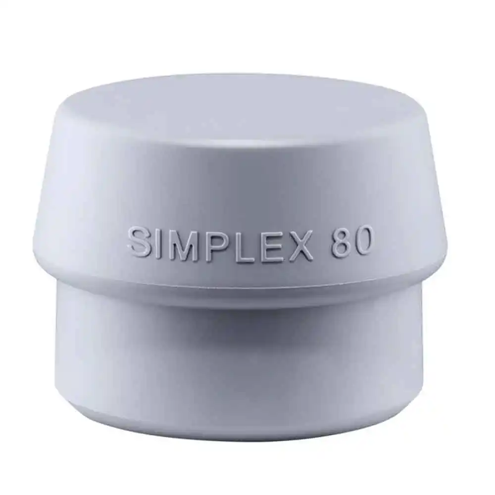 HALDER 1pk 80mm Insert Mallet TPE mid Tips - Grey 3203.08