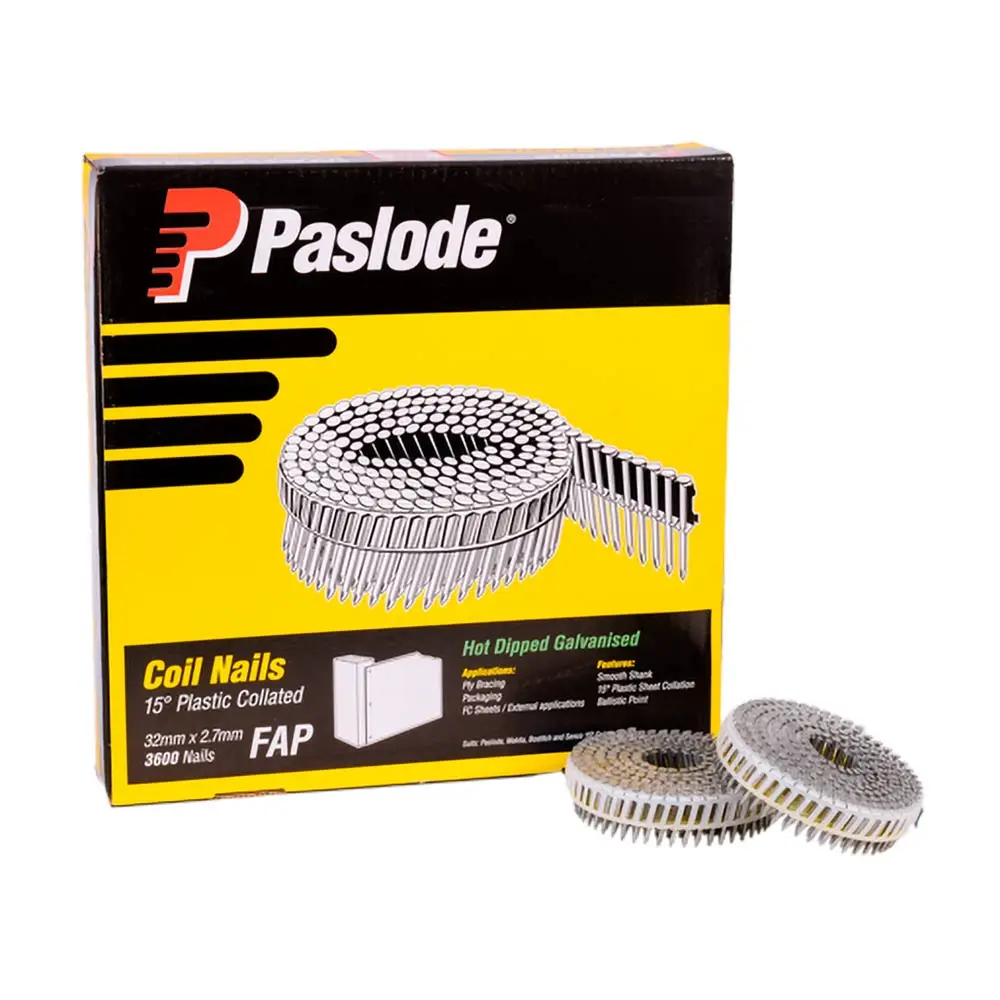 PASLODE 32mm Collated Plastic Sheet Nails 3600 Pack B25115