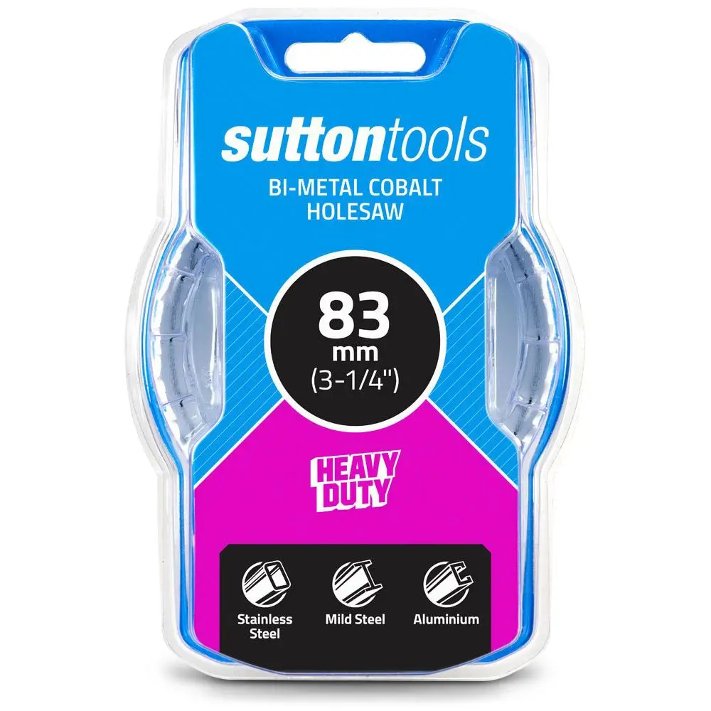 SUTTON 83mm (3.1/4inch) Bi-Metal Cobalt Holesaw