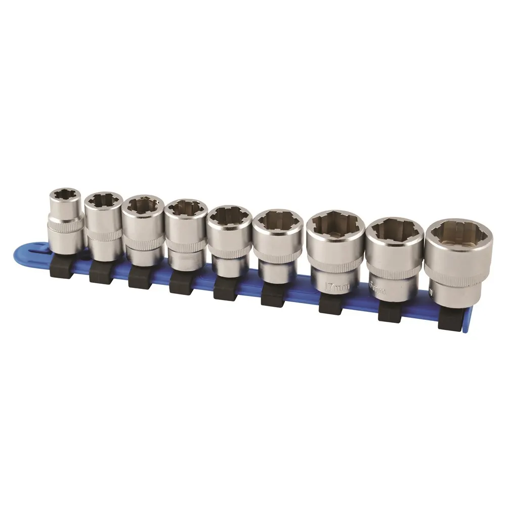 KINCROME Bolt Extractor Socket Set Metric - 9 Piece K15002