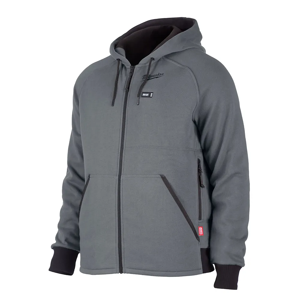 MILWAUKEE 12V Heated Hoodie Grey Skin M12HHGREY40