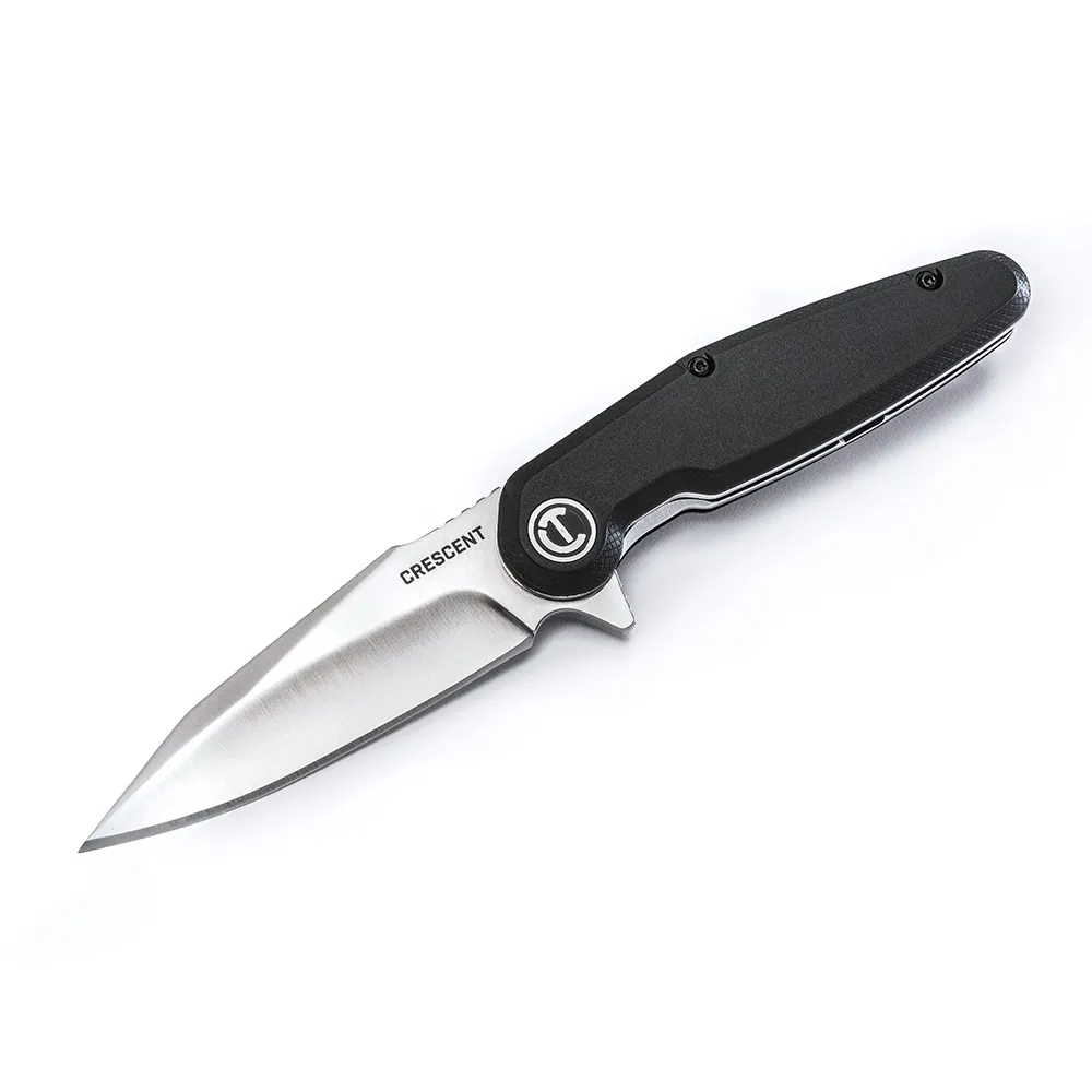 CRESCENT 90mm/3-1/2inch Harpoon Blade Composite Handle Pocket Knife CPK350C