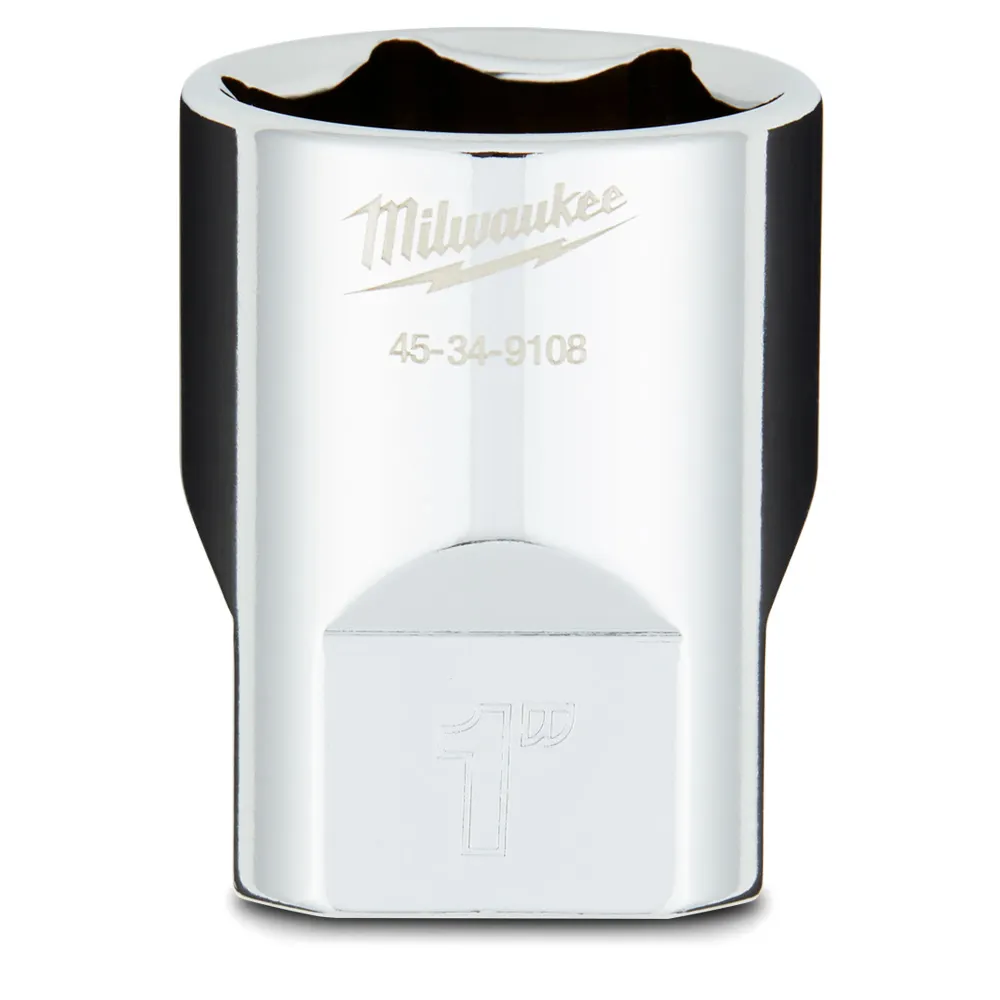 MILWAUKEE 1/2 Drive 1inch SAE 6-Point Socket 45349108