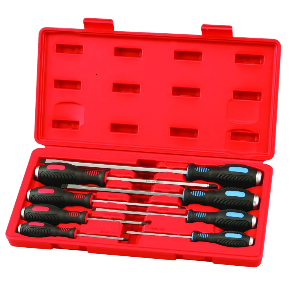 TTI 8 Piece Tang Thru Screwdriver Set SDS8GT
