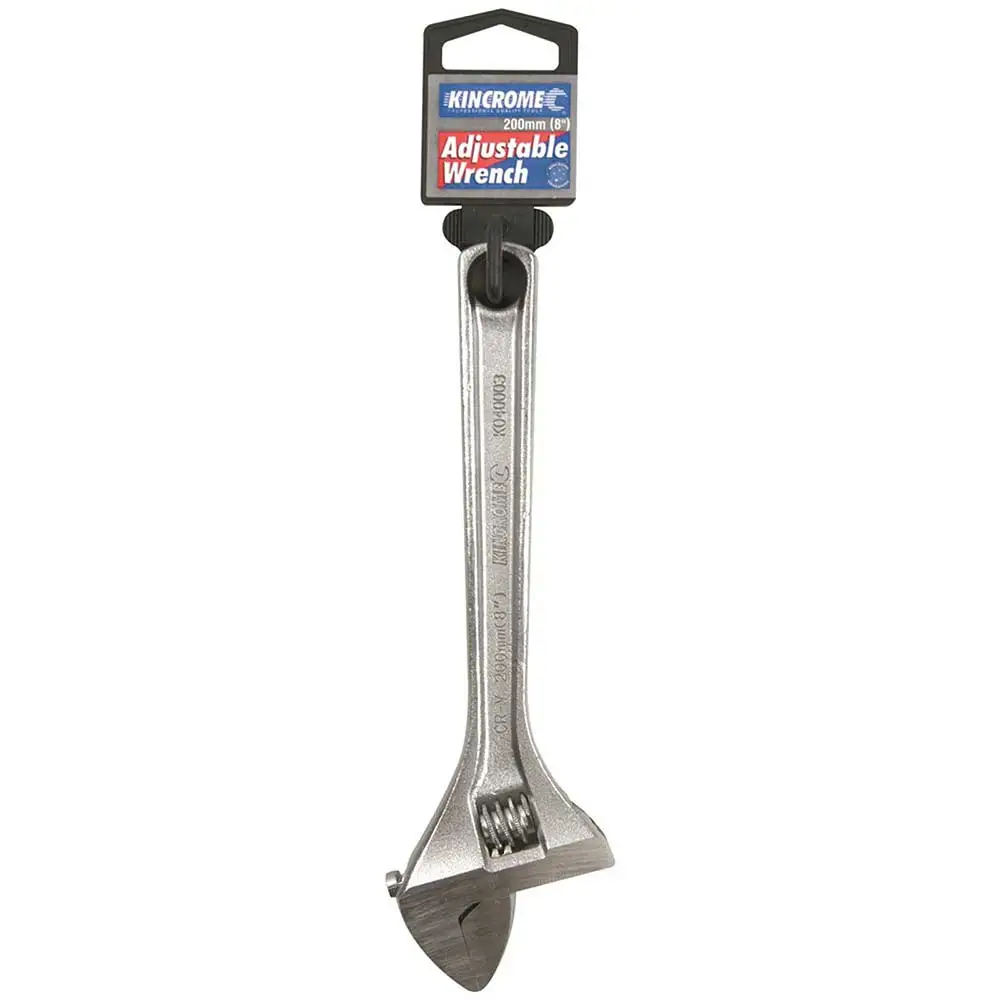 KINCROME 200 x 30mm Chrome Jaw Adjustable Wrench K040003