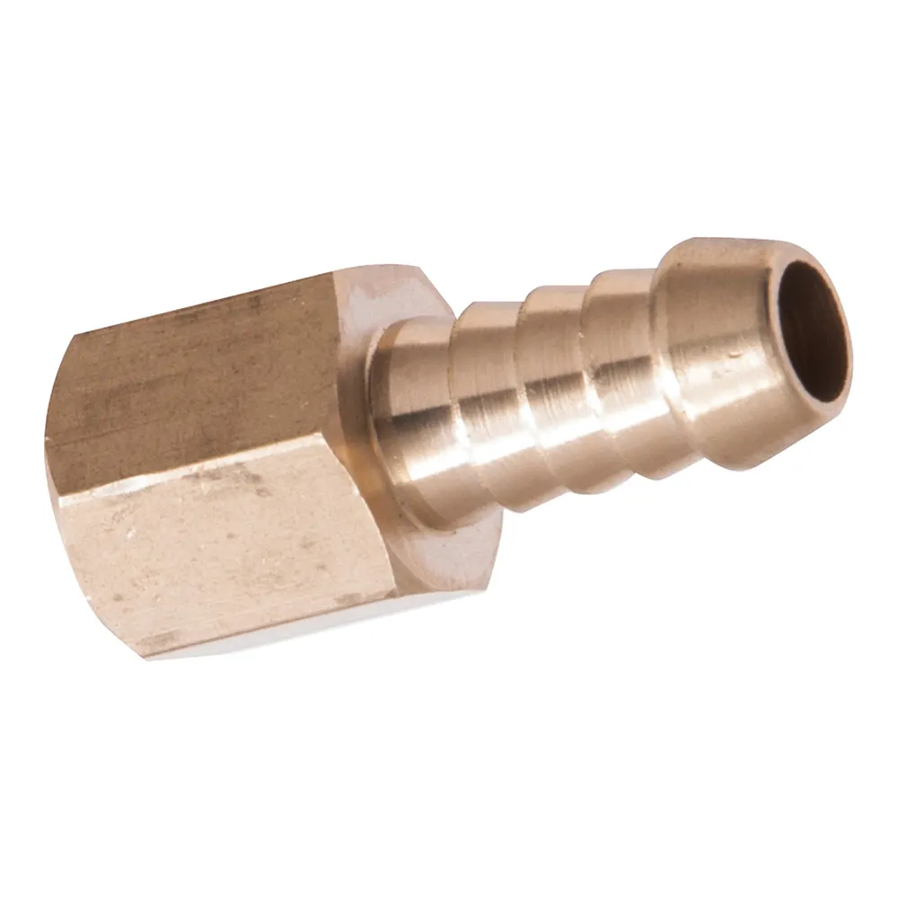 SONSBEEK TAILPIECE 3/8inch BARB 1/4inch BSP FEMALE, BRASS