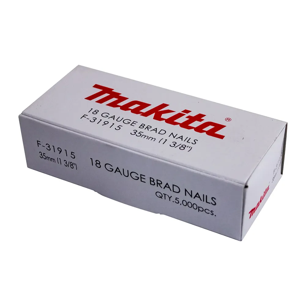 MAKITA 35 x 1.2mm EG 18GA C1 Nail Brad 5000Box F31915