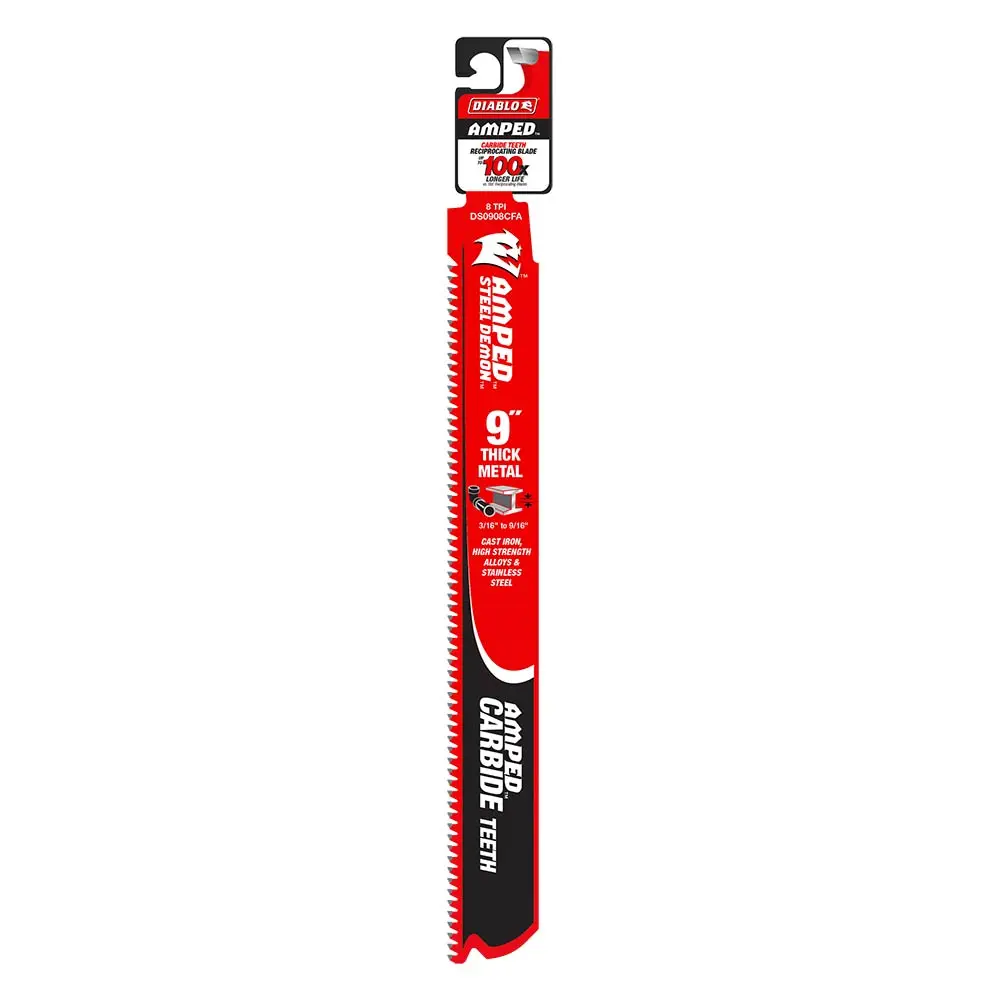 DIABLO 230mm 8 TPI TCT Steel Demon Reciprocating Saw Blade - AMPED 2610058324