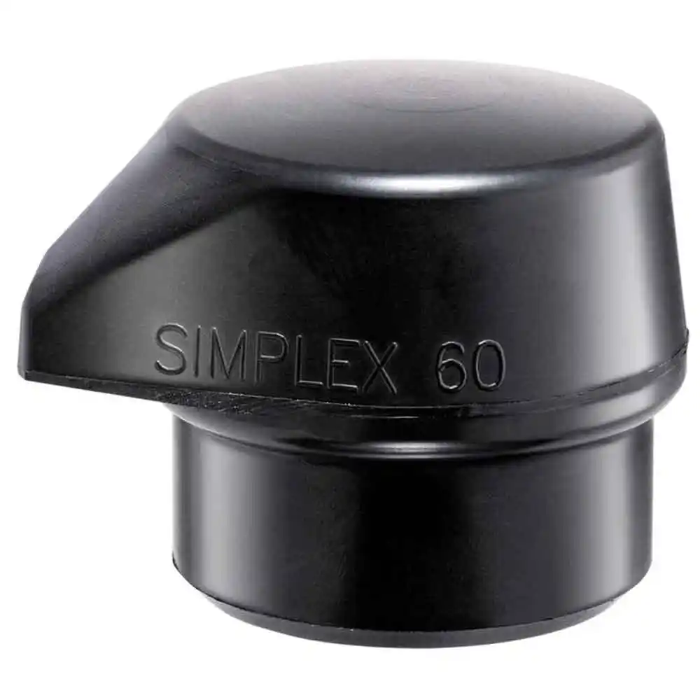 HALDER 1pk 80mm Insert Rubber Mallet Tips - Black 3202.28