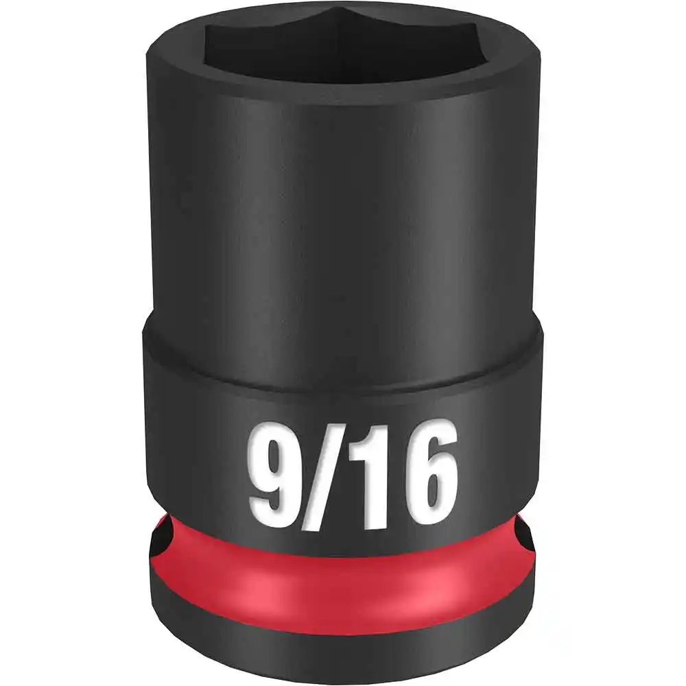 MILWAUKEE SHOCKWAVE 3/8" Drive 9/16" Standard 6 Point Impact Socket 49666107