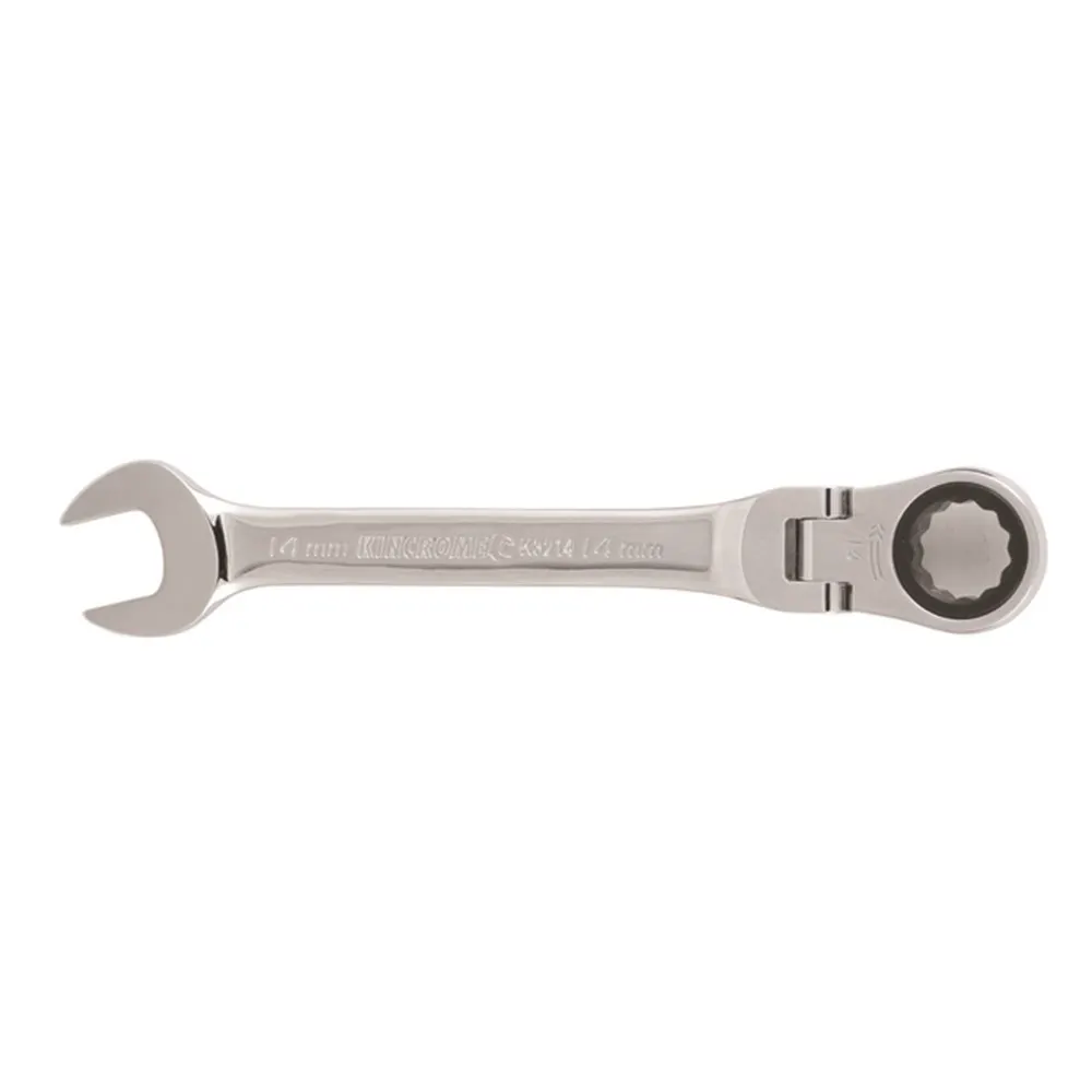 KINCROME 8 Piece Combination Flex Head Gear Spanner Set - Metric Single Way K3700