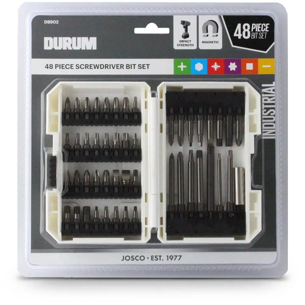 DURUM Screwdriver Bit Set - 48 Piece