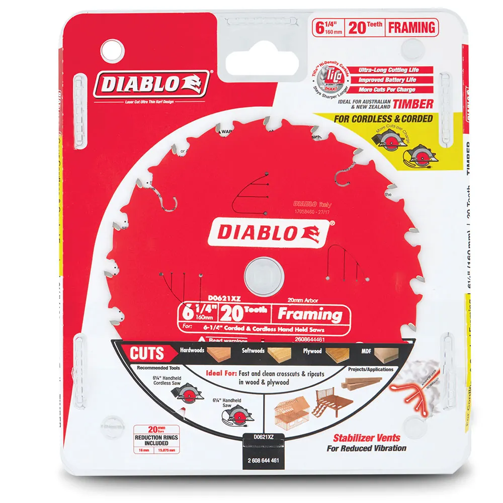 DIABLO 160mm 20T General Purpose Saw Blade 2608644461