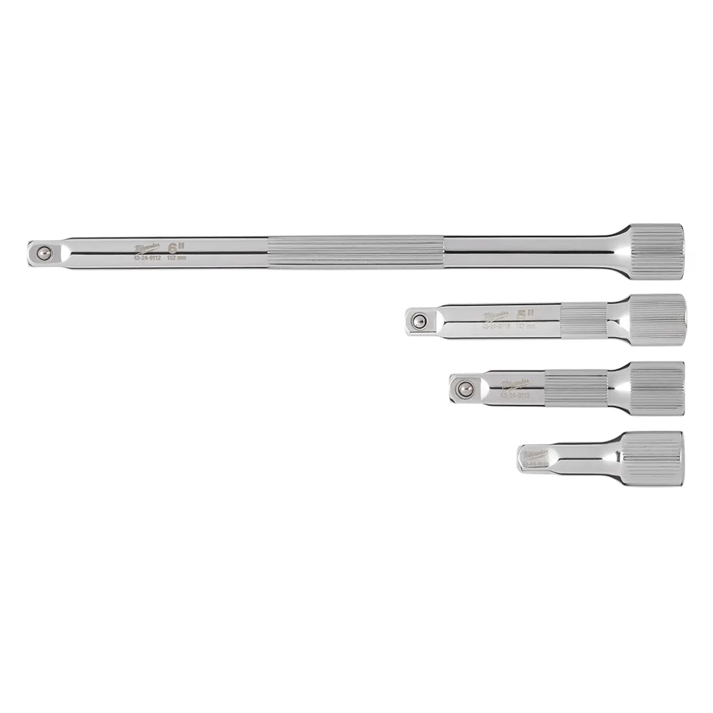 MILWAUKEE 1/4inch Drive Extension Set - 4 Piece 48229340