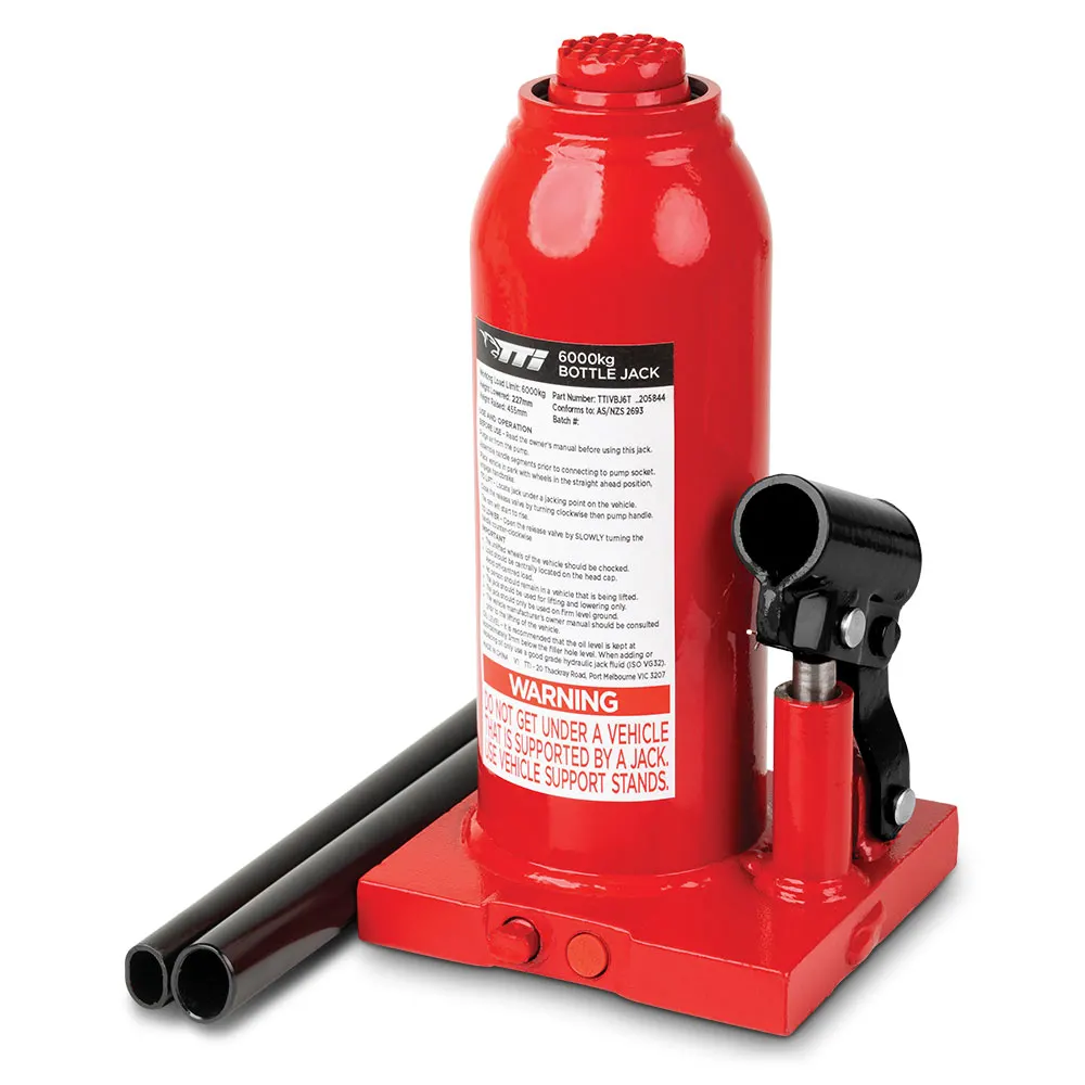 TTI 6 Tonne  227-455mm Bottle Jack TTIVBJ6T