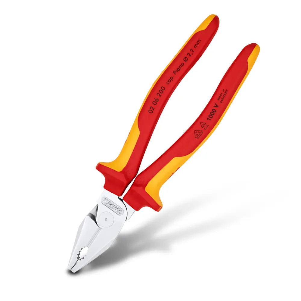 KNIPEX 200mm 1000V VDE High Leverage Combination Pliers 0206200SB