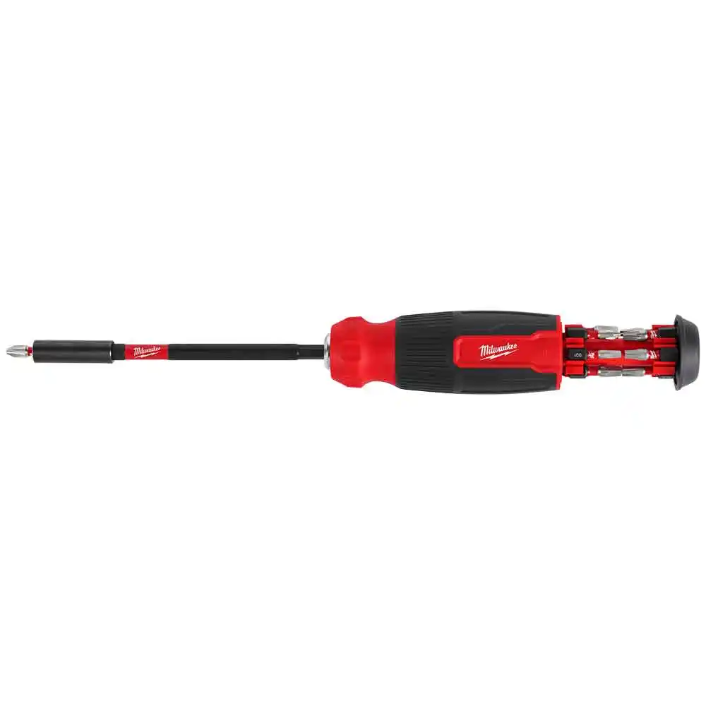 MILWAUKEE 14-in-1 Multi-Bit Screwdriver with SHOCKWAVE Bits 48222915