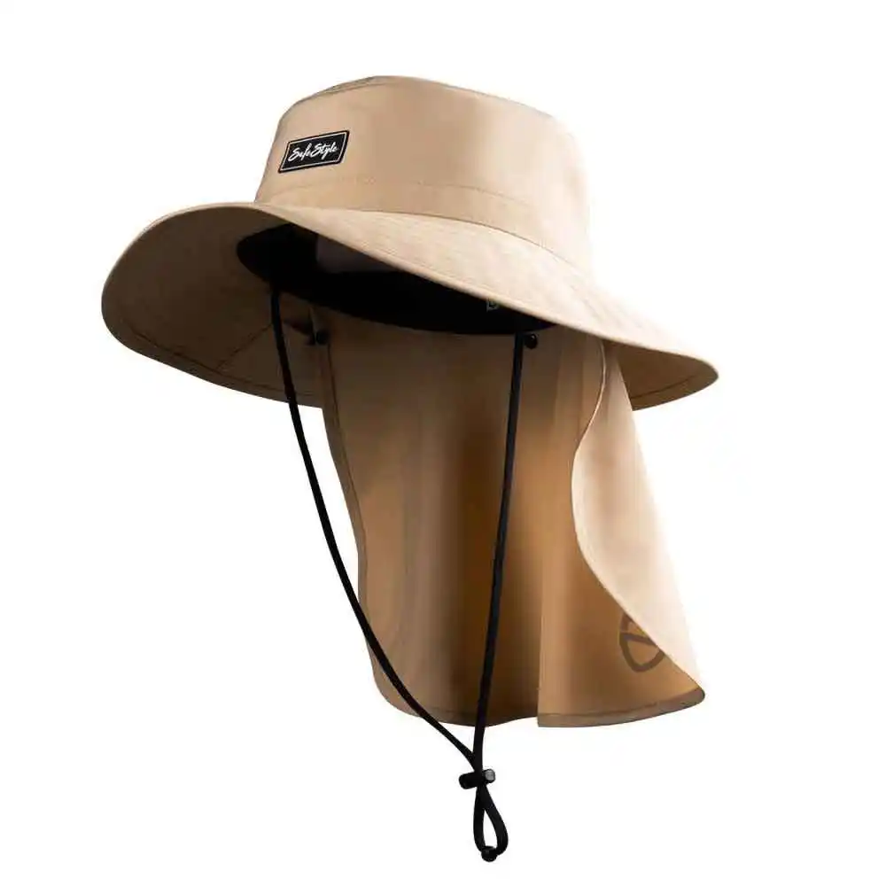 SAFESTYLE Tan X/XL Flap Worksite To Weekend Bucket Hat WTWBTL100