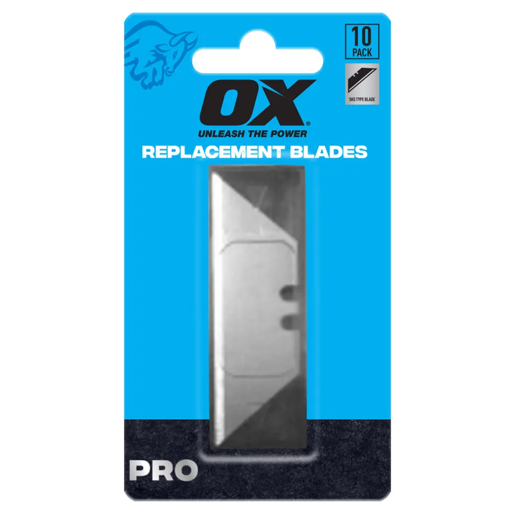 OX Pro Heavy Duty SK5 Type Knife Blades - 10 Pack OX-P221810