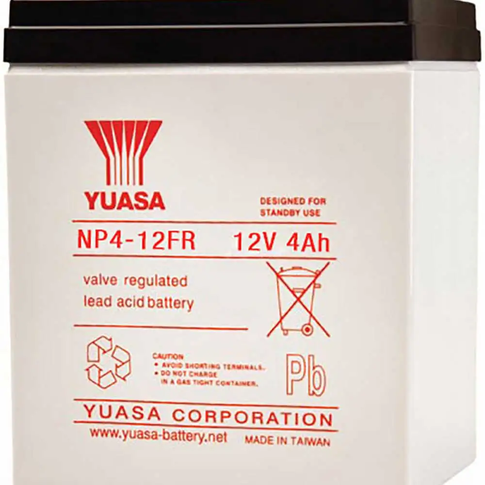 YUASA NP (VRLA) 12V 4Ah NP4-12 FR VRLA Car Battery 175012