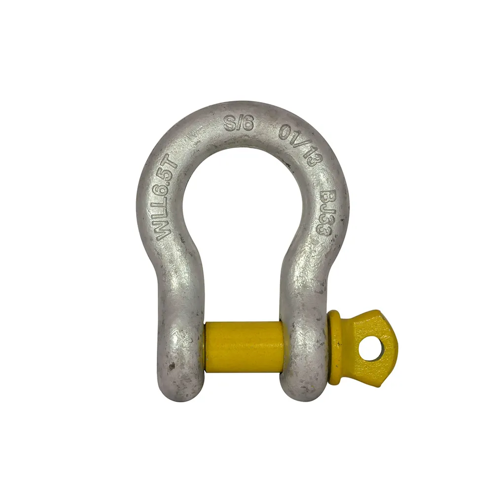 BEAVER Hot Dipped Galvanised Screw Pin Shackle 6.50T 22x25mm Grade inch Sinch