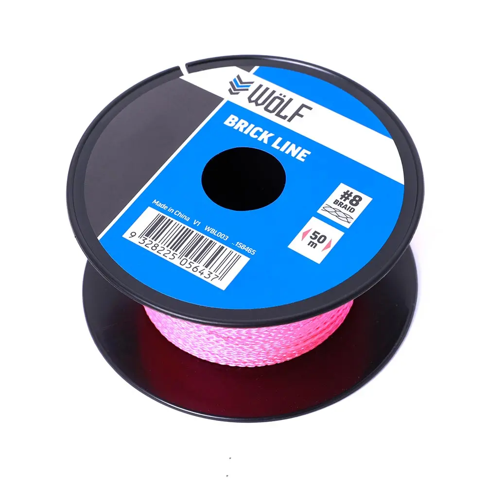 WoLF 50m Fluro Pink Brick Line WBL003