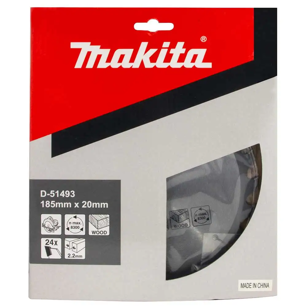 MAKITA 185 24T Economy TCT Wood Circular Saw Blade D-51493