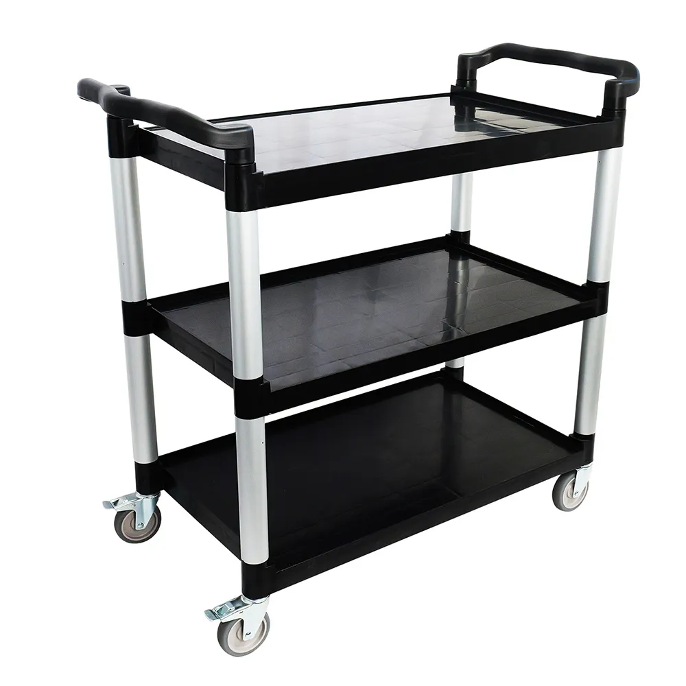 EASYROLL 150kg 3 Tier Platform Utility Cart Trolley T3C150PL