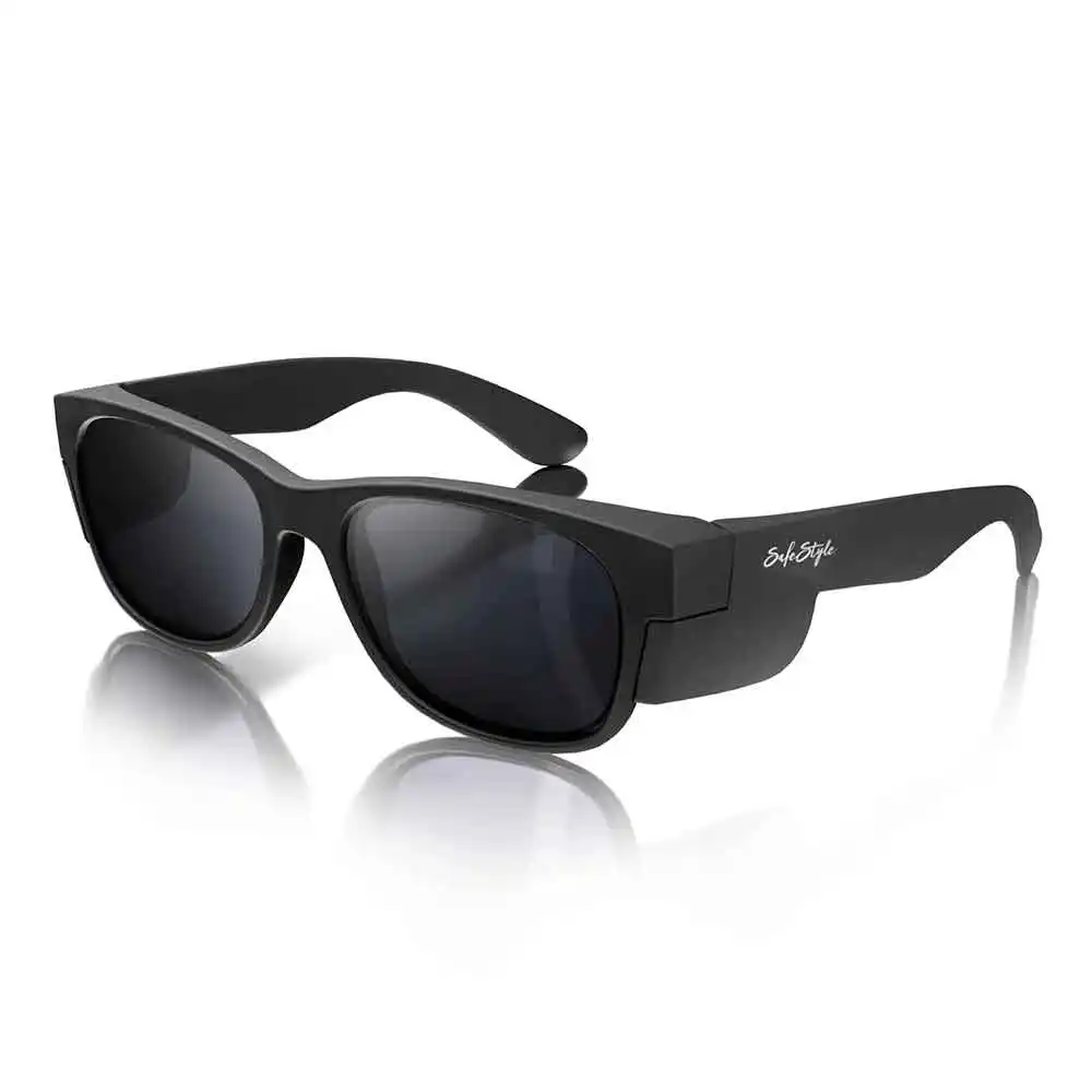SAFESTYLE Classics Matte Black Frame Polarised UV400 Lens Safety Glasses CMBP100