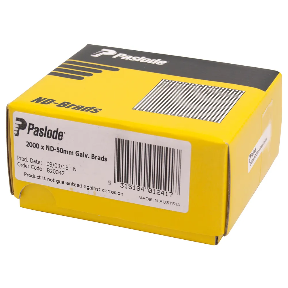 PASLODE 50mm Staples 2000 Pack B20047
