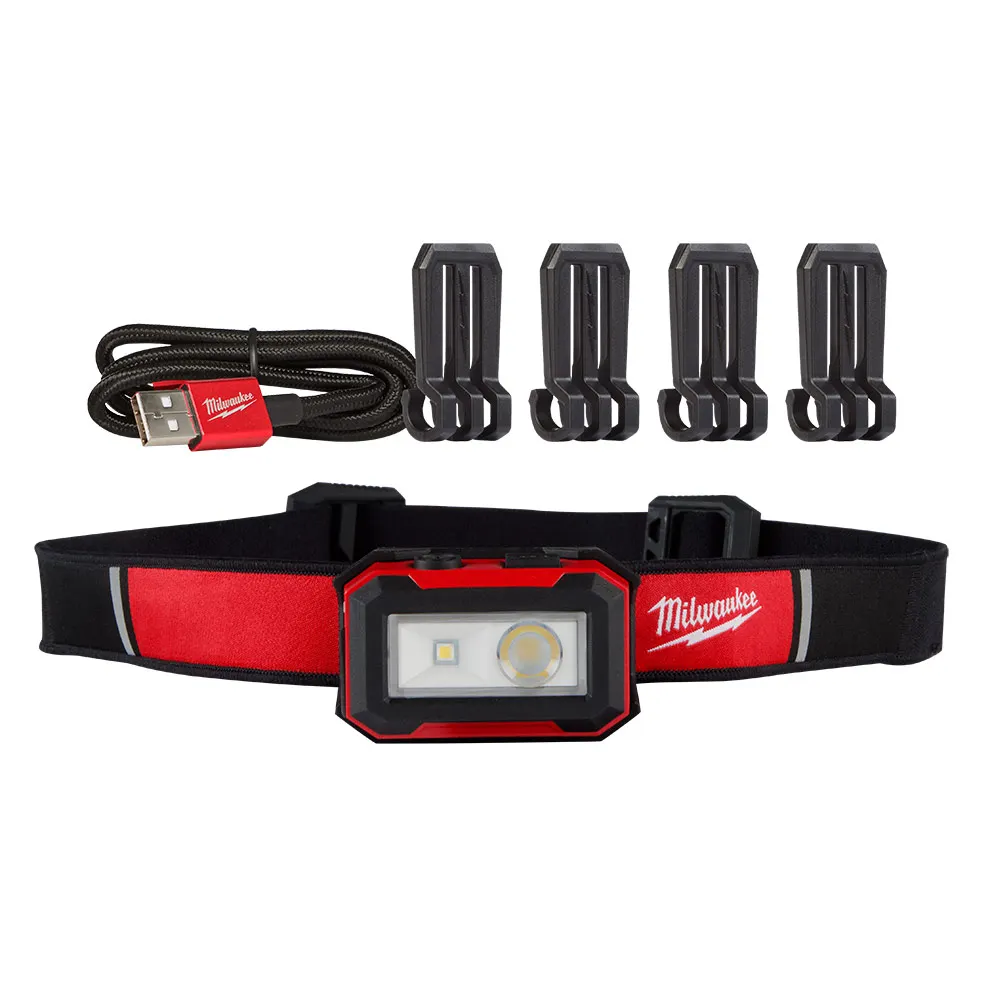 MILWAUKEE 450 Lumen Internal Rechargeable Headlamp IRHL450