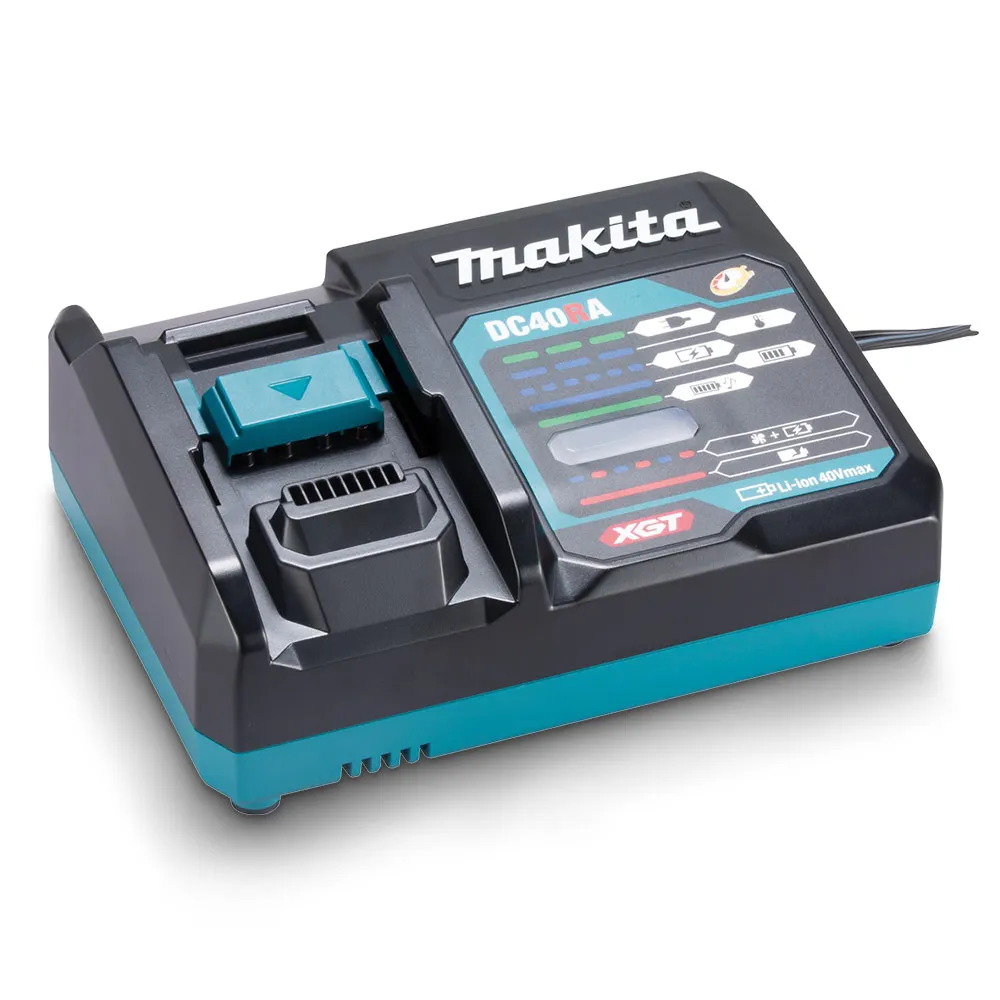 MAKITA 40V Max XGT Single Port Rapid Charger DC40RA 191E09-4