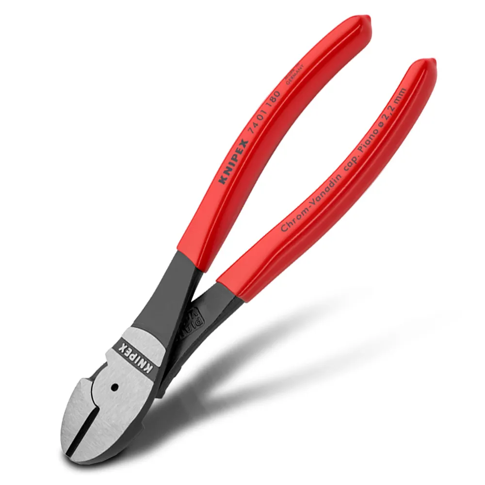 KNIPEX 180mm High Leverage Diagonal Cutter 7401180SB