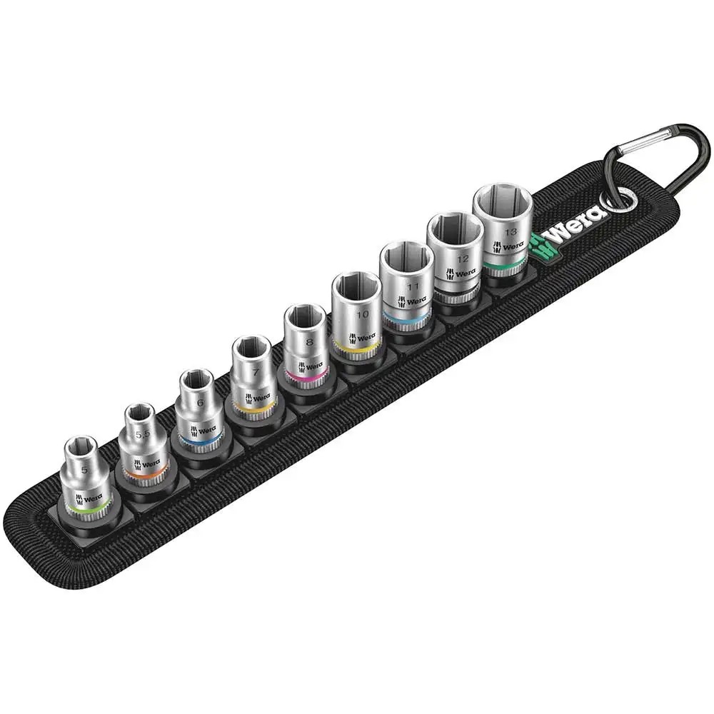 WERA 14" Drive Metric Socket Set - 9 Piece WER003883