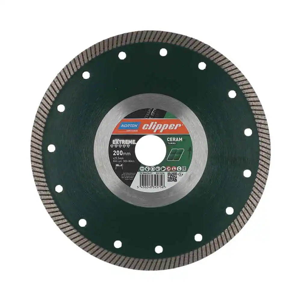 CLIPPER 200 x 25.4/10mm Continuous Ceramic Diamond Blade 70184625427
