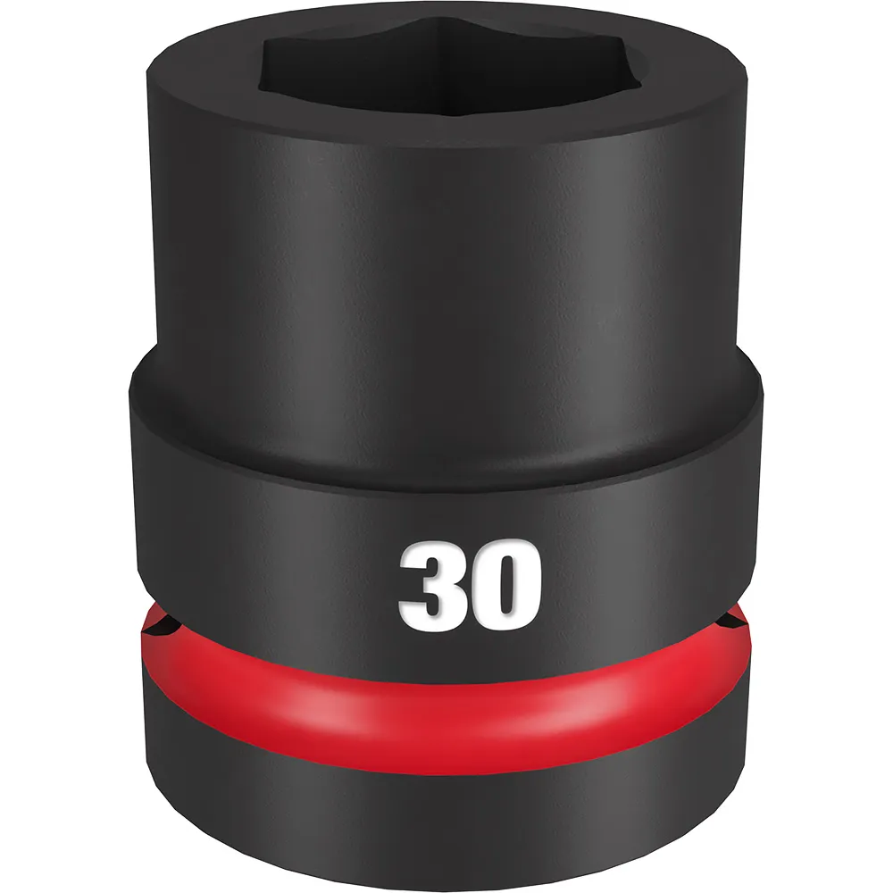 MILWAUKEE SHOCKWAVE 1inch Drive 30mm Standard 6 Point Impact Socket 49666595