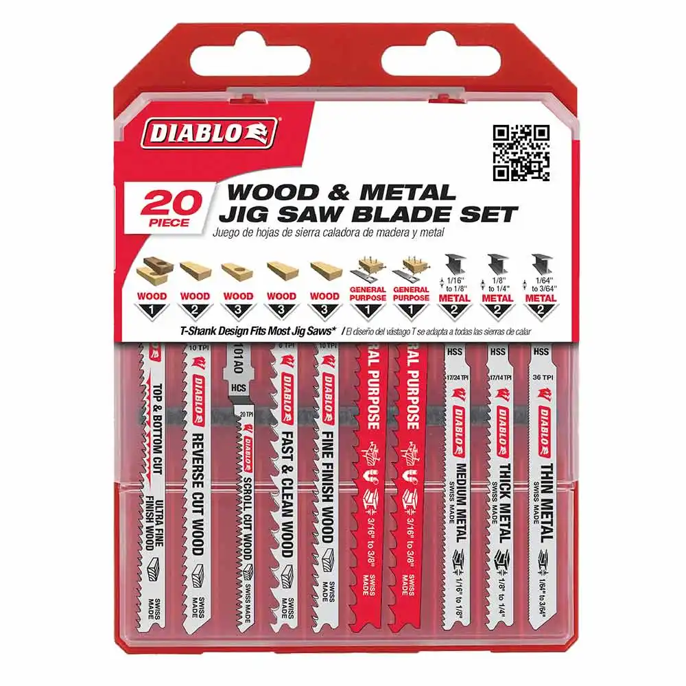 DIABLO Wood & Metal Set 20-Piece 2608F02263