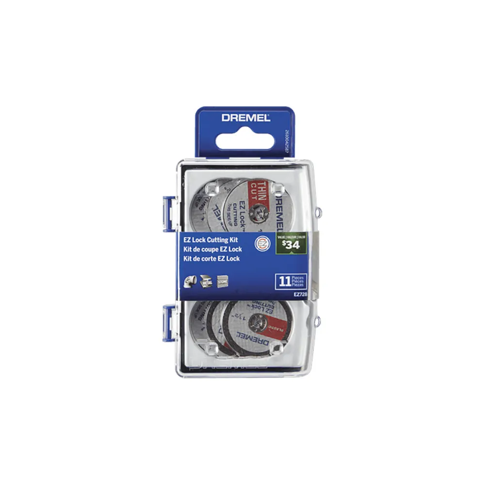 DREMEL EZ-LOCK #EZ688-01 Rotary Accessory Cut Tool Set - 11 Piece 2615E728AA