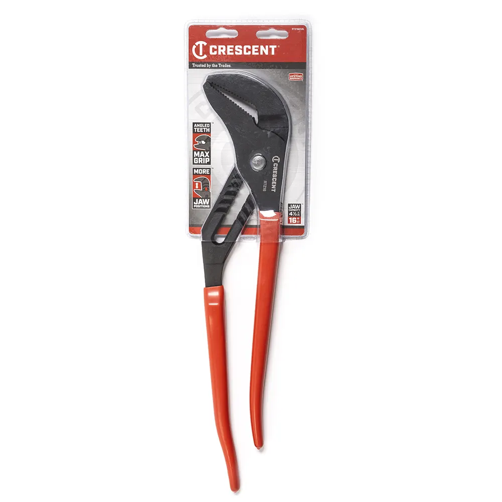 CRESCENT 406MM/16" Straight Jaw Dipped Handle Tongue And Groove Pliers RT216CVN-06