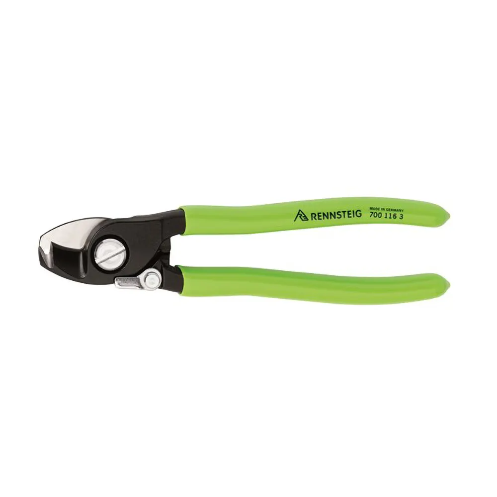 RENNSTEIG Cable Shears - Single Edge with Stripper 7001163