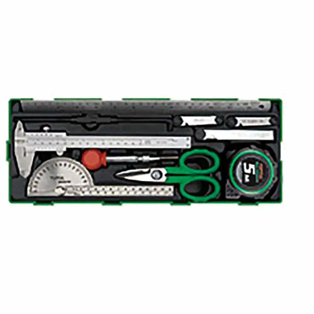 TOPTUL Measuring Marking Cutting Tool Set  - 10 Piece GTA1031