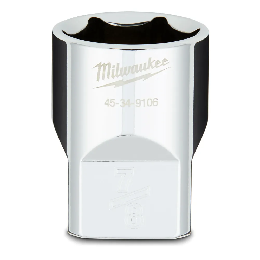 MILWAUKEE 1/2 Drive 7/8inch SAE 6-Point Socket 45349106