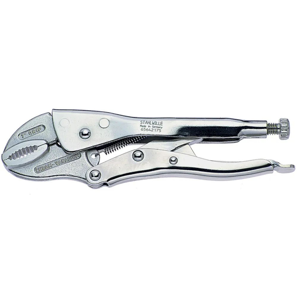 STAHLWILLE 300mm Curved Jaw Plier Locking
