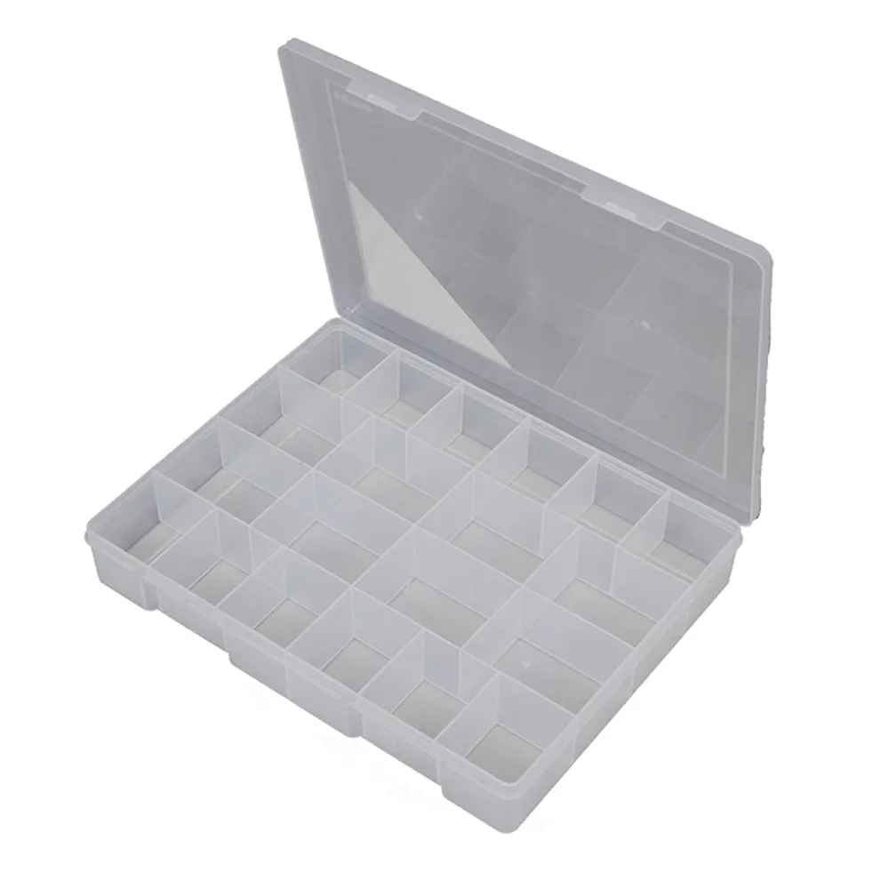 FISCHER 350 x 270 x 55mm 20 Compartment Clear XLarge Storage Box 1H-097