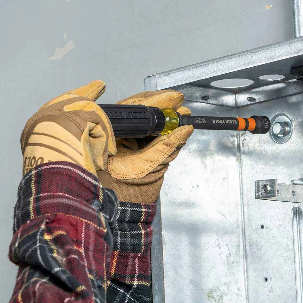 KLEIN Impact Rated Nutsetter Ratcheting Screwdriver Set - 7 Piece A-32950