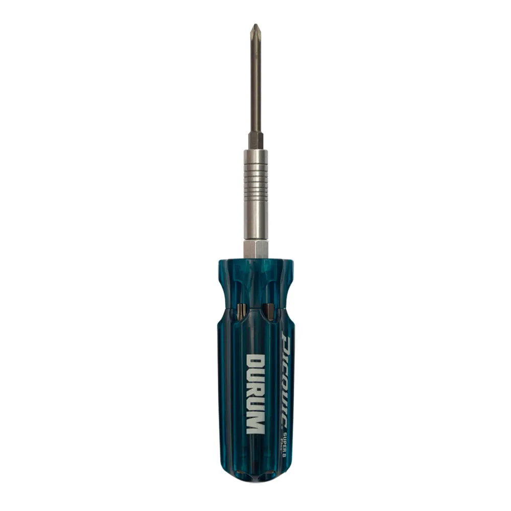 DURUM 75mm Super 8 Nutdriver Combo Multi Bit Screwdriver DB99005