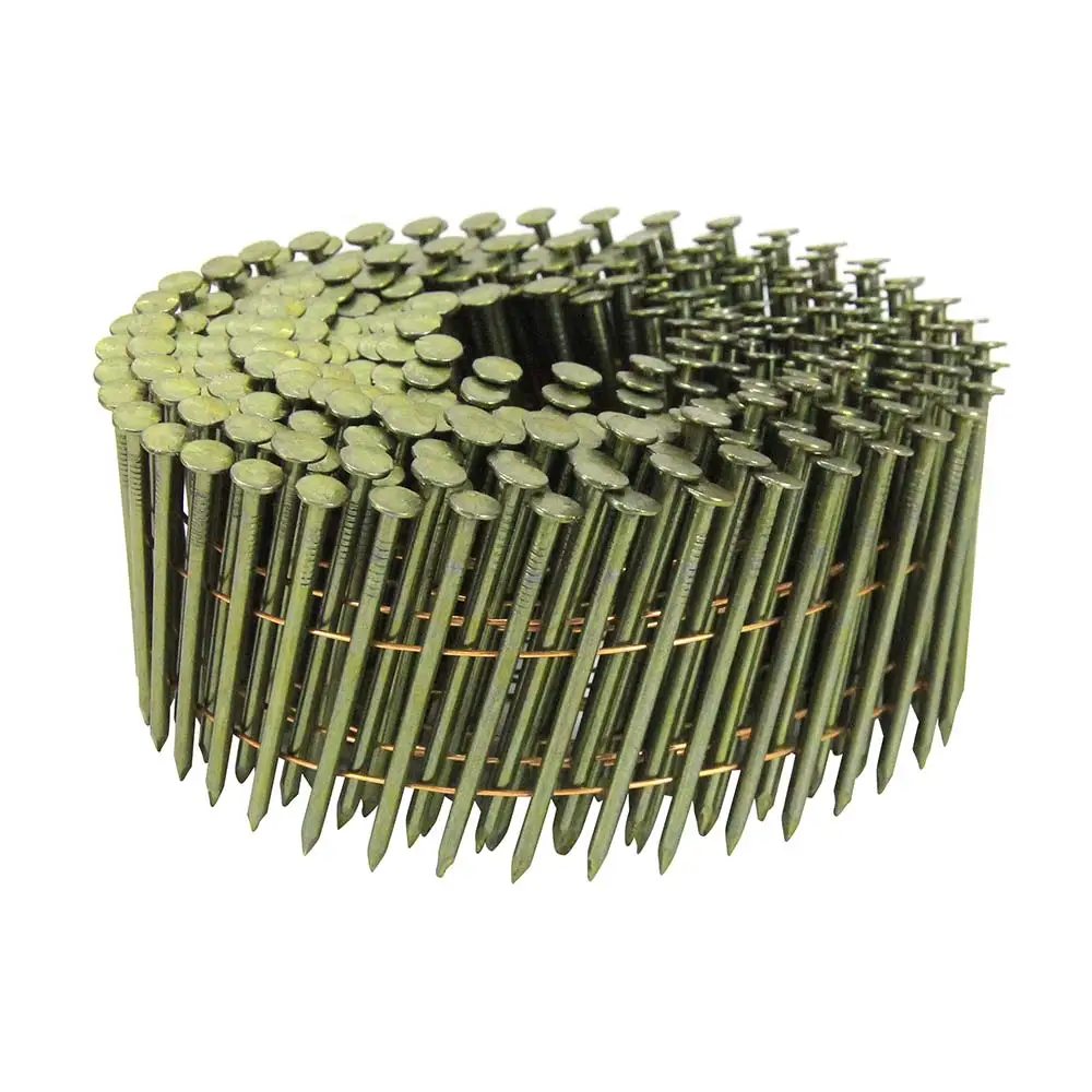 AIRCO Coil Nail Smooth Shank Bright Steel - 50mm Box of 9000 YA50250