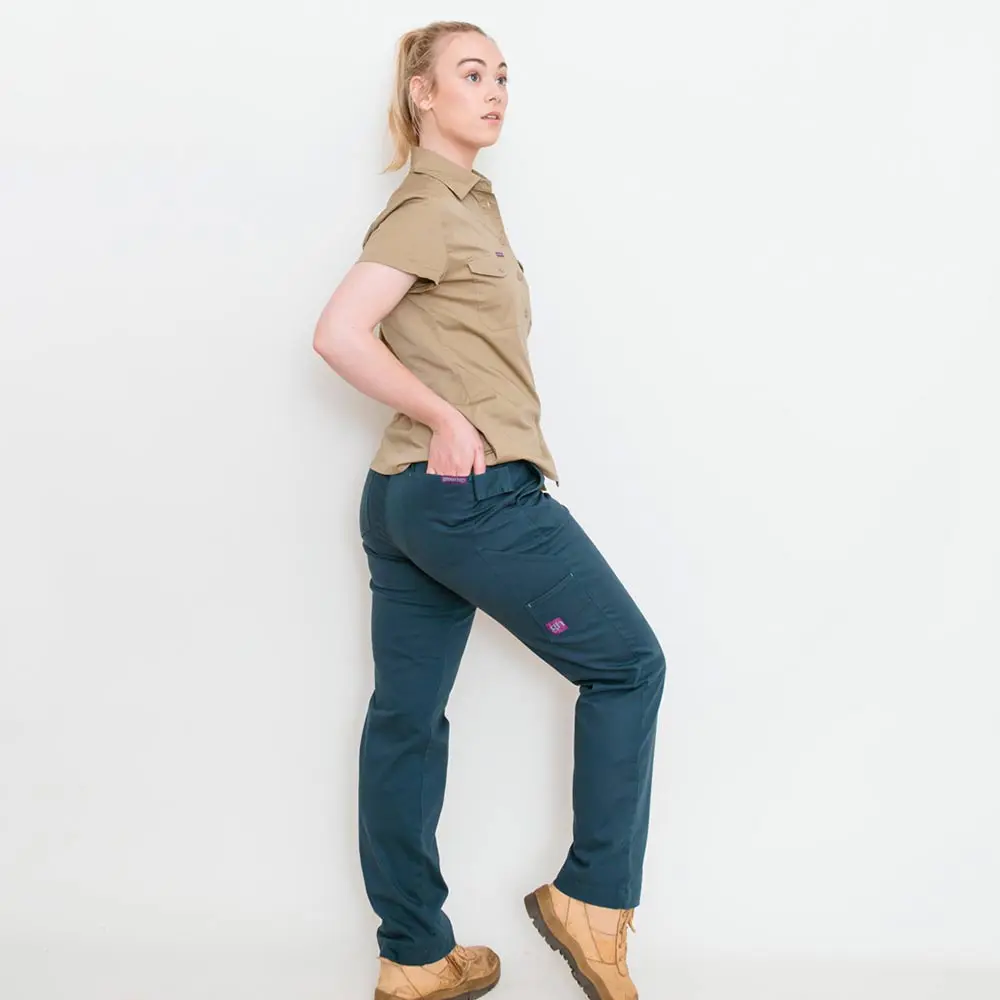 GREEN HIP Mid Rise Pants Give Cargo Gardener Green P-GCAR-G 06