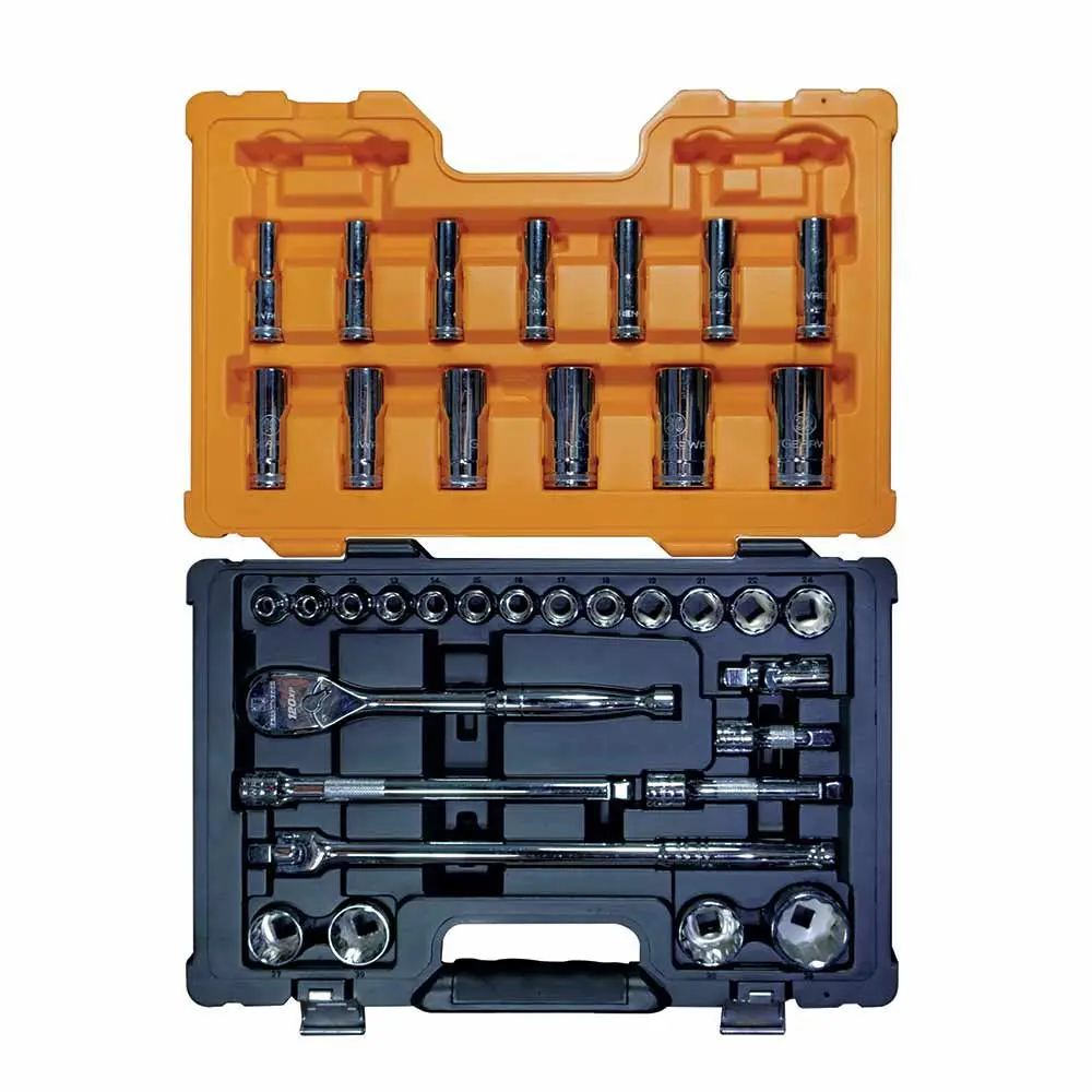 GEARWRENCH 1/2inch Metric Deep & Standard Socket Set - 36 Piece 84948N
